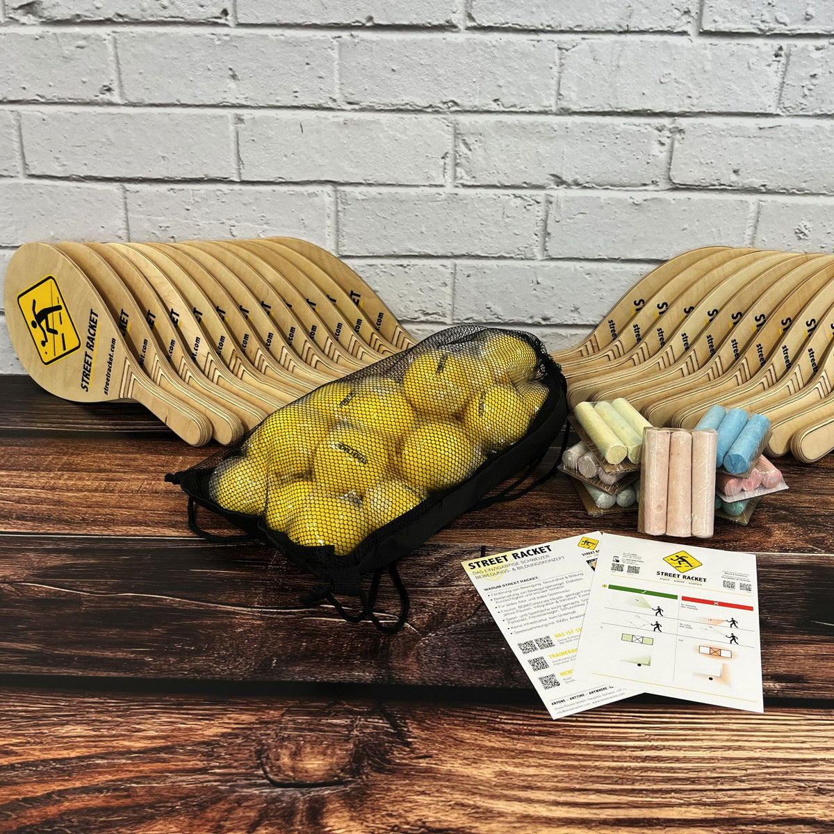 Schulset/Teamset «SOCIAL» (24x) – Street Racket Shop